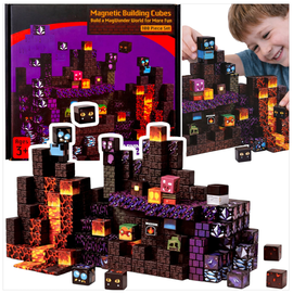 Magnetyczne klocki konstrukcyjne Magnetic Building Cubes - 100 elementów