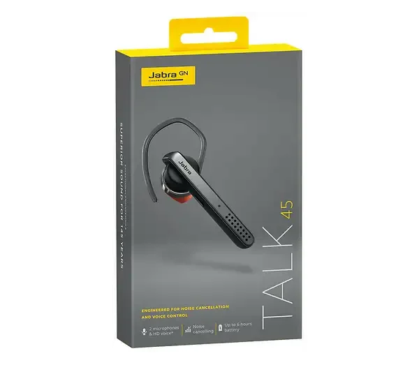 Słuchawka Bluetooth Jabra Talk 45 - HD Voice, Redukcja Szumów - Outlet