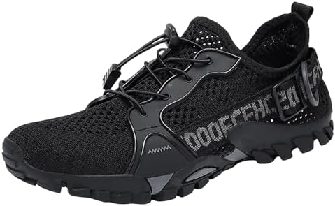 Buty sportowe męskie czarne 42  trekkingowe siateczkowe lekkie
