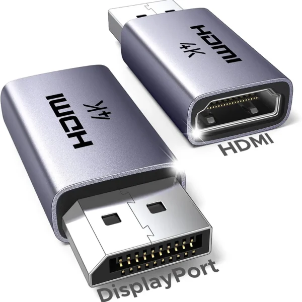 Adapter DisplayPort DP na HDMI 4K przejściówka do monitora TV projektora