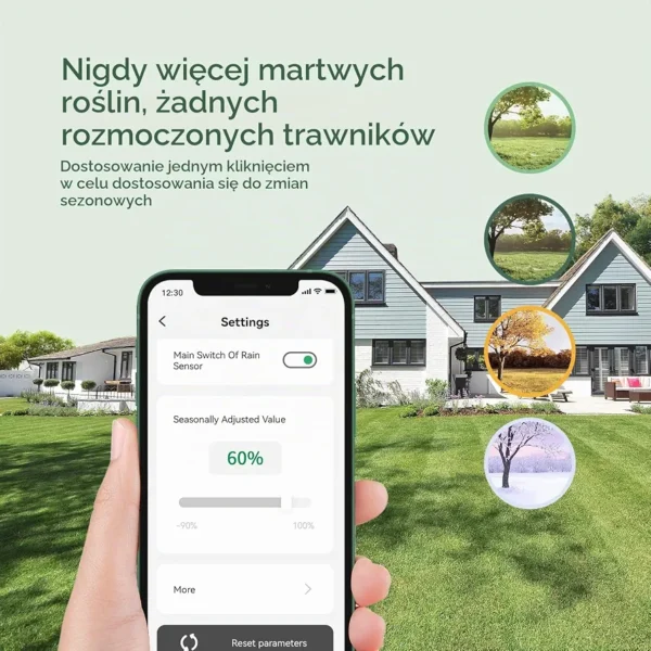 Sterownik nawadniania INKBIRD IIC-800-WIFI WiFi 8 sekcji programator ogrodowy