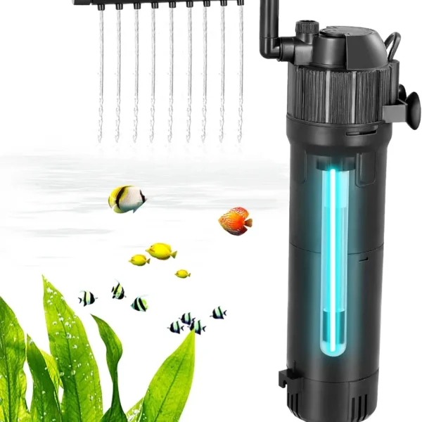 Filtr wewnętrzny do akwarium BT-116 6W 500 l/h z deszczownicą