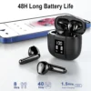 Słuchawki bezprzewodowe Bluetooth TWS i50 dotykowe Hi-Fi LED czarne