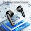Słuchawki bezprzewodowe Bluetooth TWS i50 dotykowe Hi-Fi LED czarne