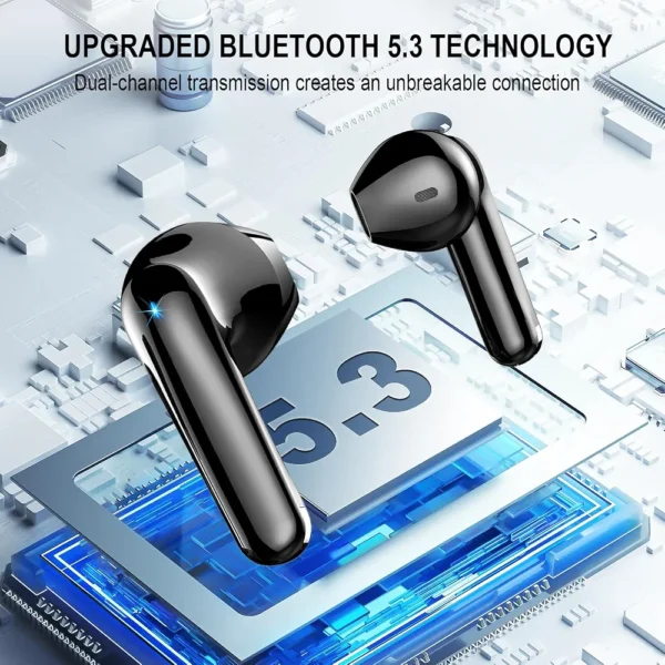 Słuchawki bezprzewodowe Bluetooth TWS i50 dotykowe Hi-Fi LED czarne
