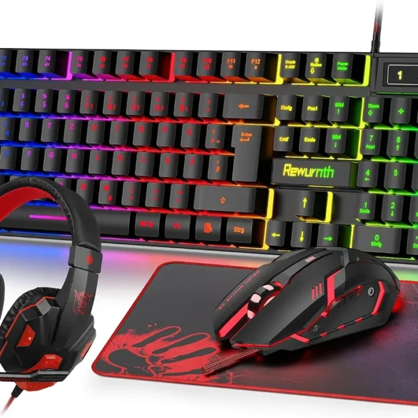 1370e1f08b49a762262acacb569771e3-1-2-2-1 Zestaw gamingowy Rewurnth 4w1 klawiatura RGB mysz słuchawki mikrofon podkładka
