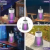 Lampa owadobójcza elektryczna UV na komary muchy przenośna z uchwytem