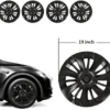 Kołpaki 19" czarne do Tesla Model Y - zestaw 4 szt