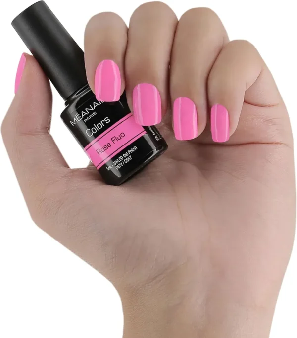 MEANAIL Paris zestaw 6 lakierów hybrydowych UV LED 8 ml różowe nude