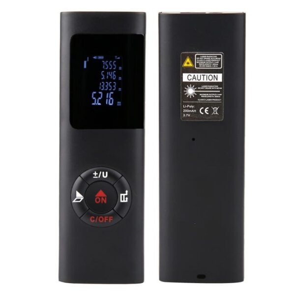 Dalmierz laserowy IPSXP miernik odległości cyfrowy LCD akumulator USB