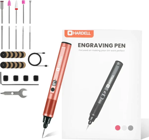 Mini szlifierka grawerka HARDell 4V akumulatorowa 6 biegów 38 000 obr./min