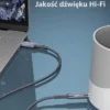 Kabel audio JSAUX USB-C na AUX Jack 3,5 mm 100cm Hi-Fi pleciony do telefonu