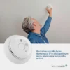 Homematic IP inteligentny czujnik dymu alarm przeciwpożarowy biały