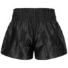 Spodenki bokserskie Muay Thai kickboxing satynowe czarne XL do treningu