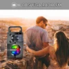 Głośnik Bluetooth TOMPROAD S39 Przenośny RGB Radio FM USB Pilot