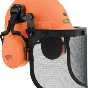 OREGON Protect Kask ochronny leśny z nausznikami i osłoną twarzy 26 dB
