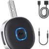 Odbiornik Bluetooth J33 AUX 3,5 mm do samochodu adapter audio z mikrofonem