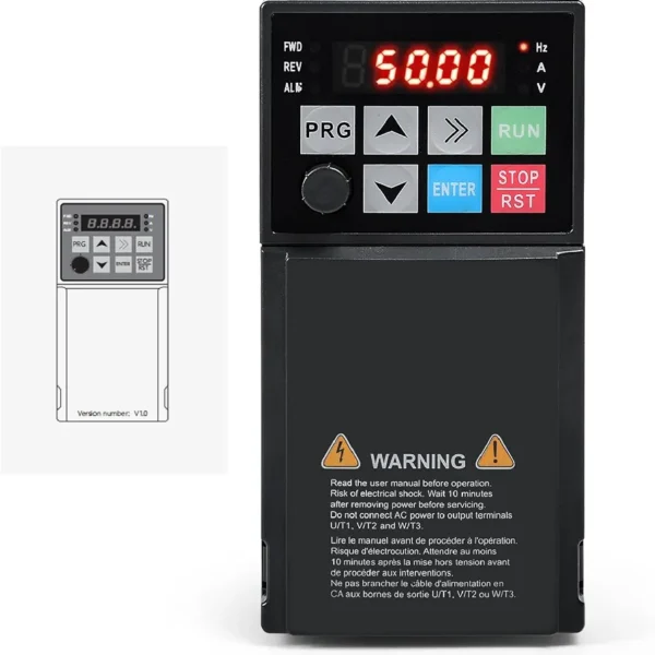 Falownik Przemiennik Częstotliwości 2,2kW 380V 3 Fazowy MS500-4T-2.2G