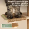 Ścienny drapak dla kota XXL 206 cm - naturalny sznurek jutowy, stabilny i oszczędzający miejsce