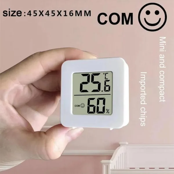 Termometr higrometr elektroniczny pokojowy LCD miernik temperatury wilgotności
