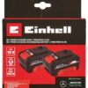 Einhell Power X-Change Twin-Pack 2x akumulator 18V 4,0 Ah Li-Ion - 8 Ah zestaw