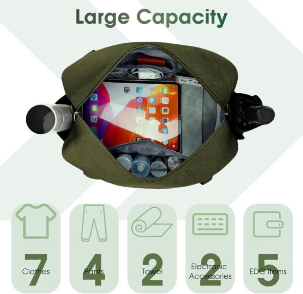 Torba podróżna kabinowa HARVKEY 25L 44x30x19 cm do samolotu zielona