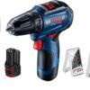 Bosch Professional GSR 12V-30 - akumulatorowa wiertarko-wkrętarka 12V + ładowarka, akumulator i torba