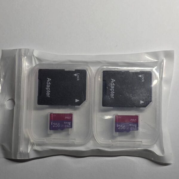 4854f6c9d031a333ff9354b2b49efc02-2-scaled-2-1 2x Karta Pamięci microSD 256GB PRO Class 10 U3 + 2 Adaptery SD Etui
