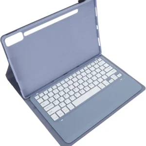 Etui z klawiaturą Bluetooth do Lenovo Tab P12 12,7″ 2023 USB-C niebieskie