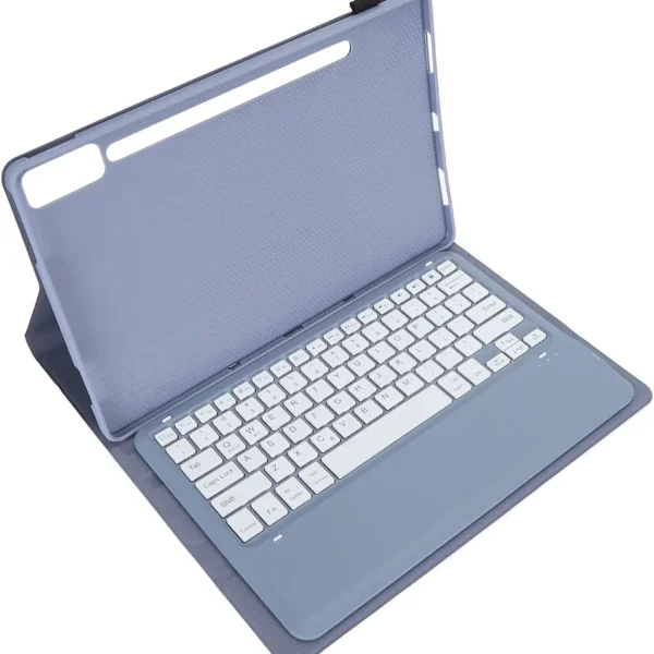 Etui z klawiaturą Bluetooth do Lenovo Tab P12 12,7" 2023 USB-C niebieskie
