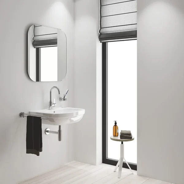 GROHE bateria umywalkowa wysoka z obrotową wylewką i korkiem - chrom