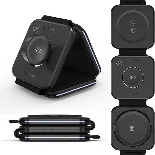 Ładowarka indukcyjna ZUMSEY F21 3w1 MagSafe iPhone Apple Watch AirPods