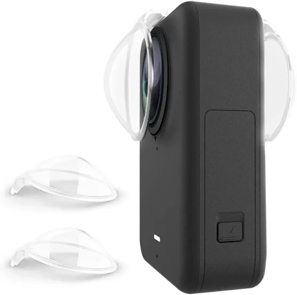 Amazear osłony ochronne obiektywów DJI Osmo 360 + szkło na ekran zestaw