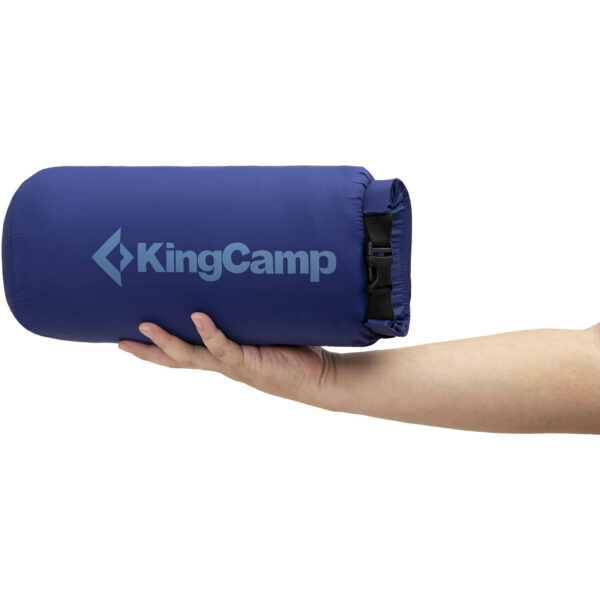 Koc piknikowy turystyczny KingCamp 175x135 cm ocieplany niebieski