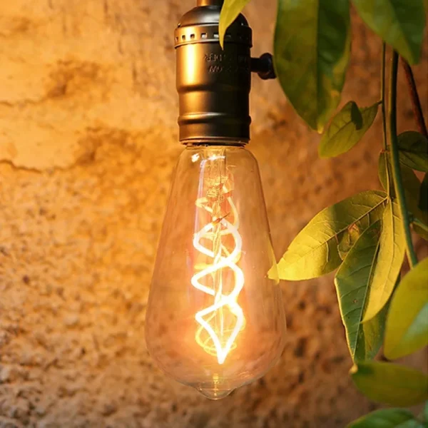 Żarówki LED E27 ST64 Edison filament vintage 4W 2700K ściemnialne 3 szt.