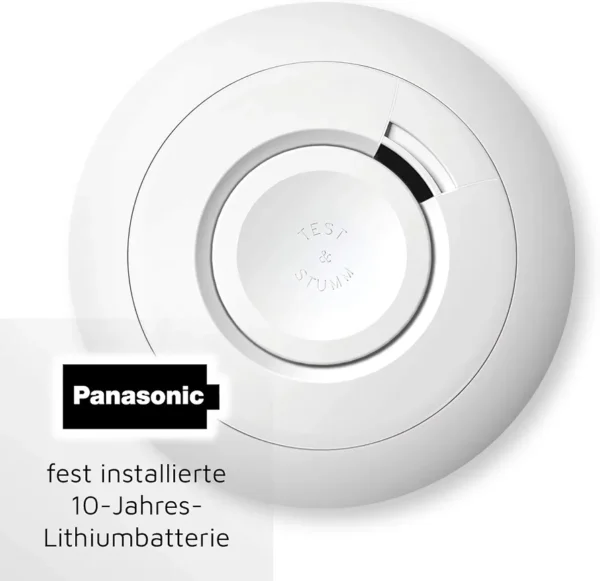 Czujnik dymu Ei Electronics Ei650 alarm pożarowy 85 dB bateria 10 lat