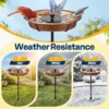 Poidełko dla Ptaków Solarne z Fontanną Ogrodową na Stojaku