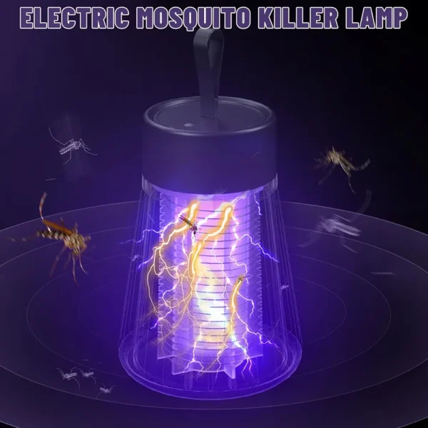 Lampa owadobójcza elektryczna UV na komary muchy przenośna z uchwytem