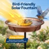 Poidełko dla Ptaków Solarne z Fontanną Ogrodową na Stojaku