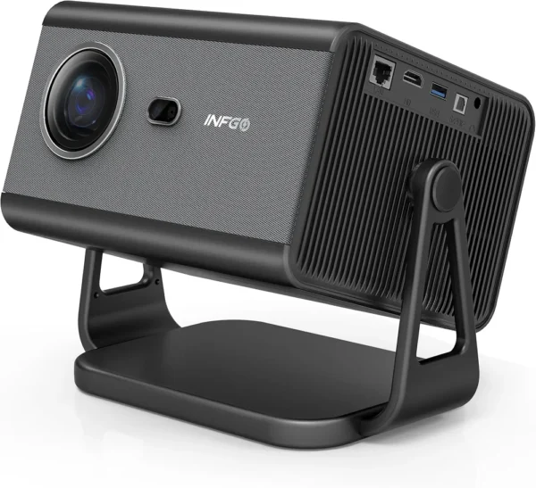 Projektor multimedialny INFGQ Full HD 1080P WiFi 6 800 ANSI Auto Focus 360°
