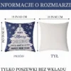 Poszewki świąteczne na poduszki 45x45 cm zestaw 4 szt. Boże Narodzenie