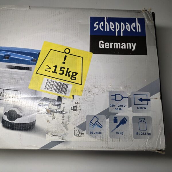SCHEPPACH AB1700 MŁOT WYBURZENIOWY 1700W 50J SDS HEX + DŁUTA