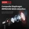 Słuchawki bezprzewodowe Lenovo ThinkPlus HE05 Pro Bluetooth sportowe czarne