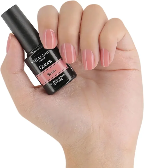 MEANAIL Paris zestaw 6 lakierów hybrydowych UV LED 8 ml różowe nude