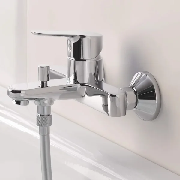 GROHE bateria wannowa jednouchwytowa ścienna chrom - rozstaw 150 mm