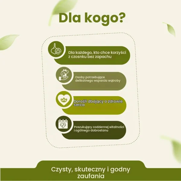 Czosnek w kapsułkach Garlic Allium Sativum 60 kapsułek 30 g