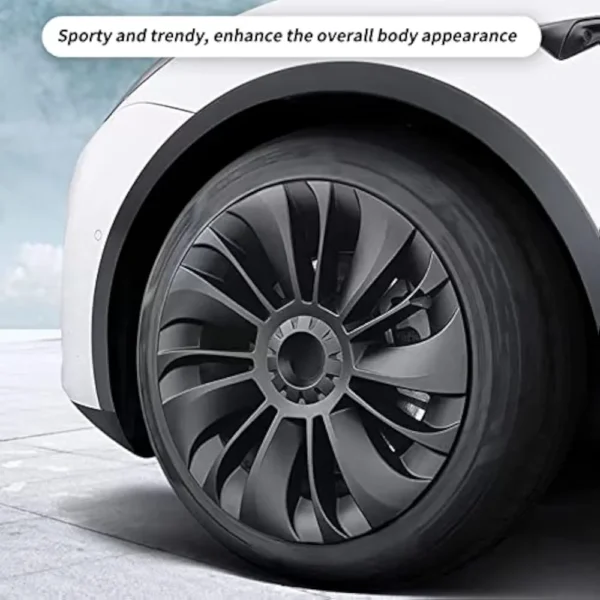 Kołpaki 19" czarne do Tesla Model Y - zestaw 4 szt