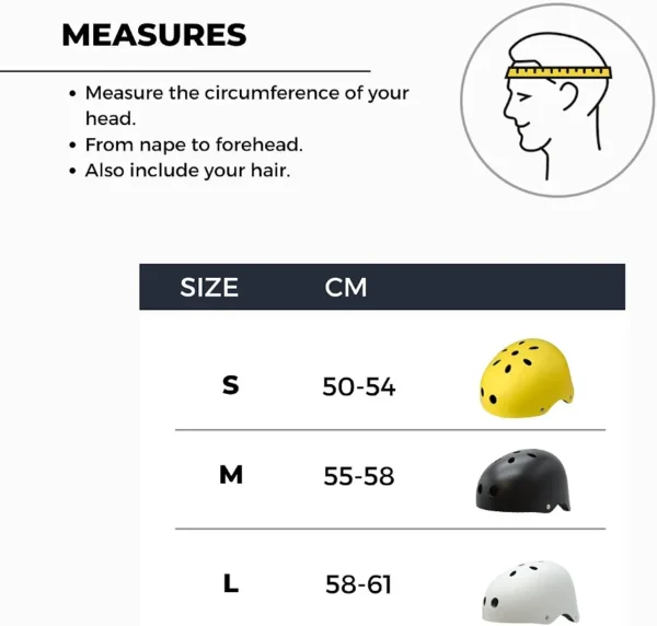 Kask ochronny LeapBeast S 50-54 cm biały na rolki deskorolkę BMX