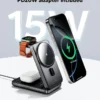 Ładowarka indukcyjna KPON 3w1 MagSafe 15W do telefonu zegarka słuchawek