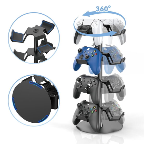 Stojak na pady kontrolery słuchawki gamingowe PS5 Xbox Switch 4 uchwyty